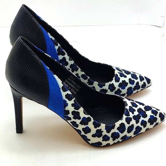 New York & Co Womens Madison Pointed Toe Block Heel Pumps  -  Size 8 Medium - Picture 2 of 12